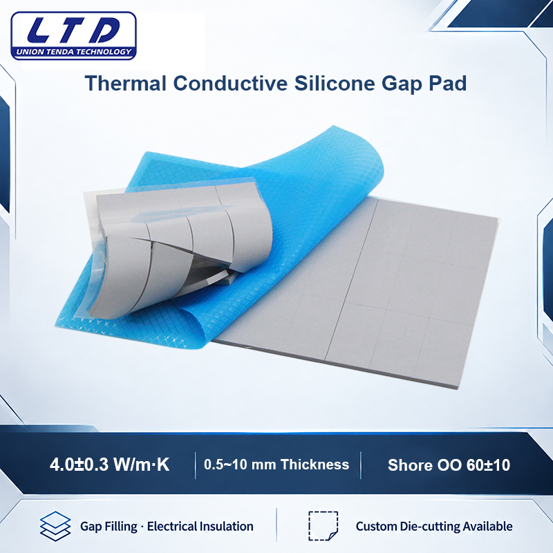 4 W/m K TIM Thermal Pad Heat Conductive Silicone Heat Sink GPU CPU Thermal Pad