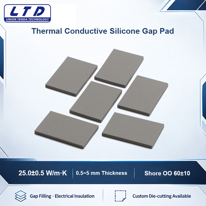 25W/m·K 0.5mm Ultra High Thermal Conductivity Silicone Gap Pads