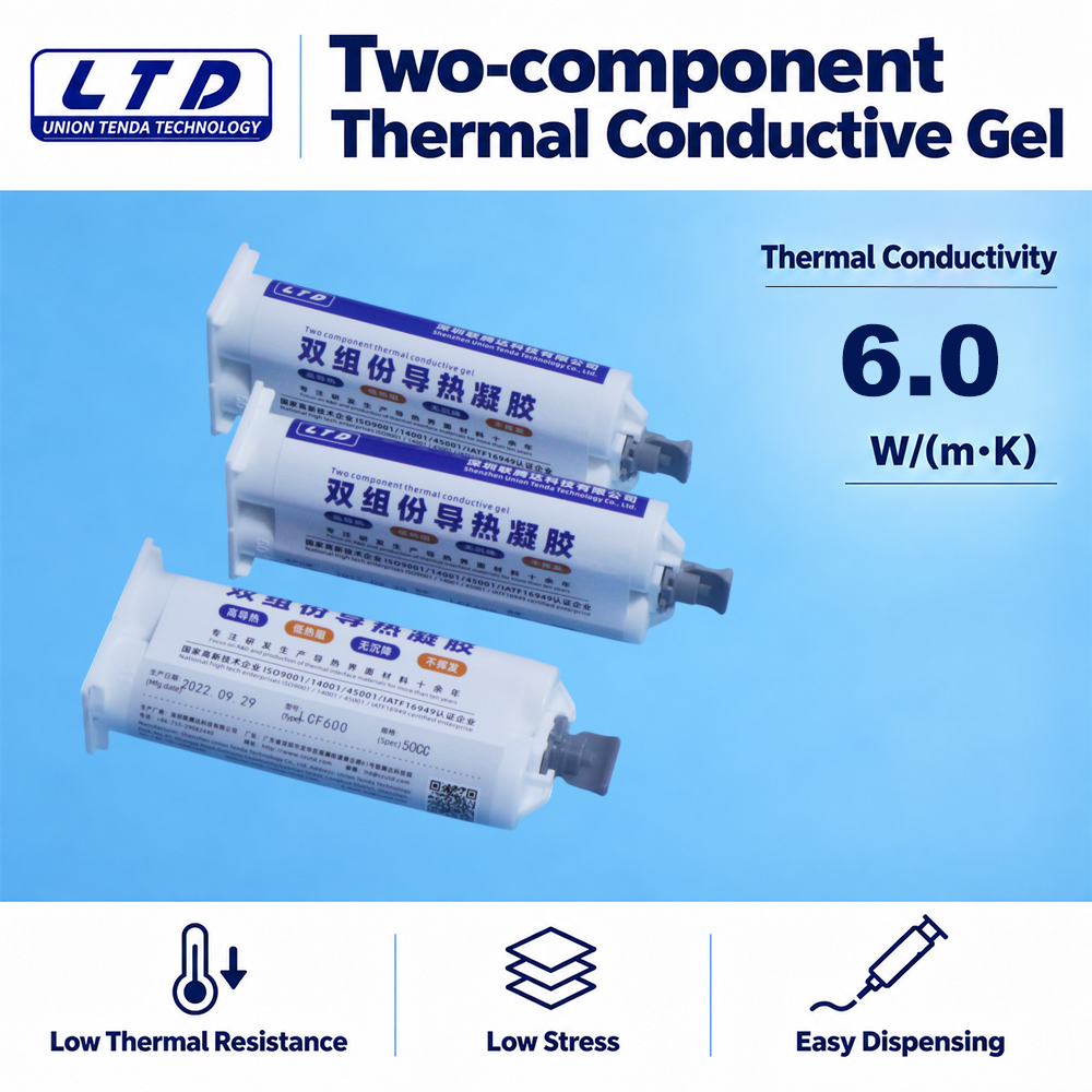 6 W/m·K High Thermal Conductivity Two Component Thermal Gel