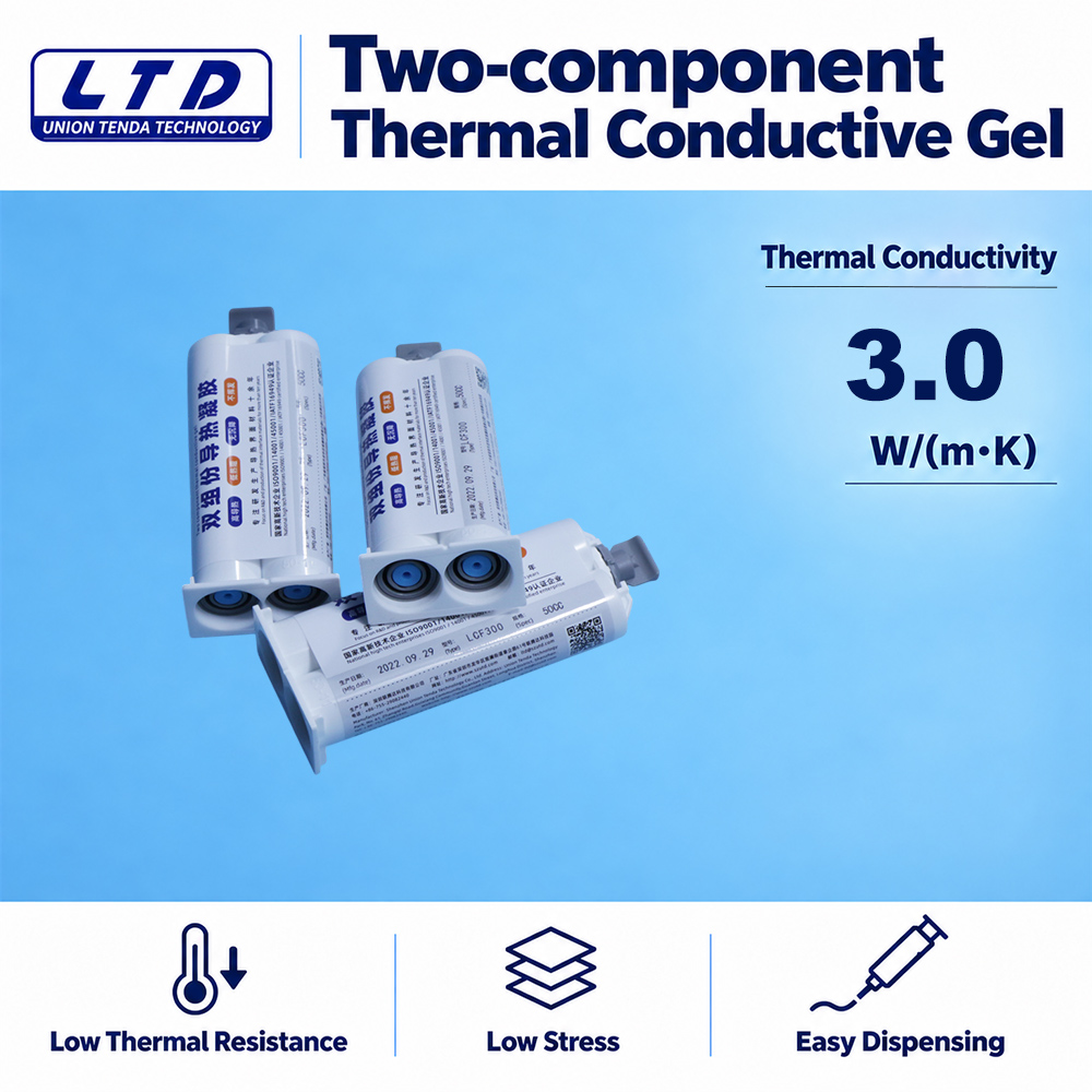 3 W/m·K 0.687 ℃·in²/W Two-Component Thermal Conductive Gel
