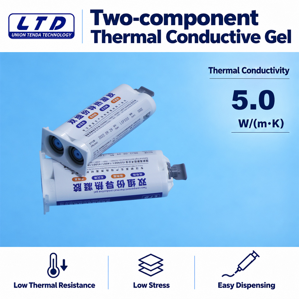 5 W/m·K Two-component Thermal Conductive Gel Thermal Gap Filler Supplier